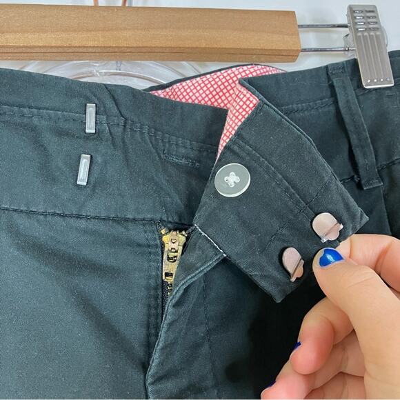 Lee Black Capri Just Below The Waist Capri Pants Cotton Womens 14 - Picture 2 of 6